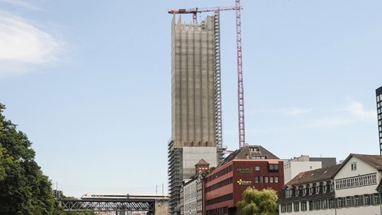 Ein Getreidesilo mitten in Zürich